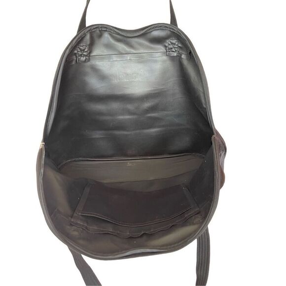 Chantelle Paris Womens Zipper Compartment Shoulder Bag Black - Picture 5 of 6